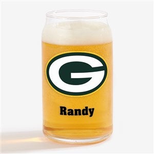 NFL Green Bay Packers Personalized Printed 16 oz. Beer Can Glass - 37242