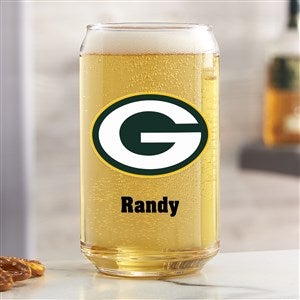 NFL Green Bay Packers Personalized Printed 16 oz. Beer Can Glass - 37242