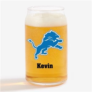 NFL Detroit Lions Personalized Printed 16 oz. Beer Can Glass - 37253