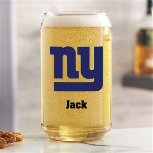 NFL New York Giants Personalized Printed 16 oz. Beer Can Glass - 37263