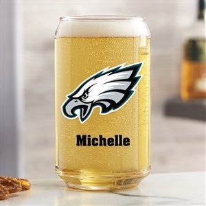 NFL Philadelphia Eagles Personalized Printed 16 oz. Beer Can Glass - 37266