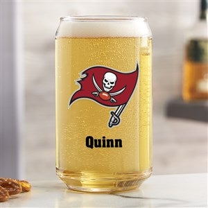 NFL Tampa Bay Buccaneers Personalized Printed 16 oz. Beer Can Glass - 37270