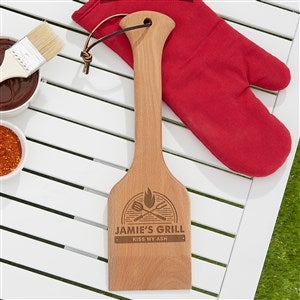 The Grill Engraved Wooden Grill Scraper - 37278