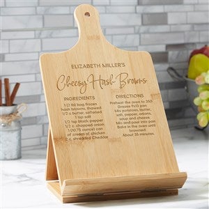 2 Pack- Custom Recipe Bamboo Cutting Board