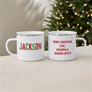 The Joys Of Christmas Enamel Mugs-Large - 37329-L