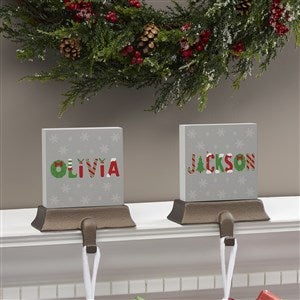 The Joys Of Christmas Personalized Stocking Holder - 37345