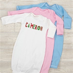 The Joys Of Christmas Personalized Baby Gown - 37349-G
