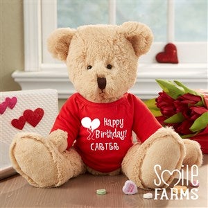 Smile Farms - Happy Birthday Personalized Teddy Bear - 37404