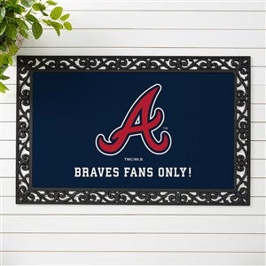 MLB Atlanta Braves Personalized Doormat- 20x35 - 37410-M