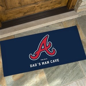 MLB Atlanta Braves Personalized Oversized Doormat- 24x48 - 37410-O