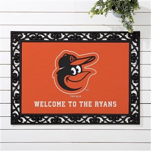 MLB Baltimore Orioles Personalized Doormat- 18x27 - 37411-S