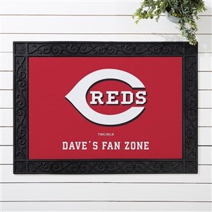 MLB Cincinnati Reds Personalized Doormat- 18x27 - 37414-S
