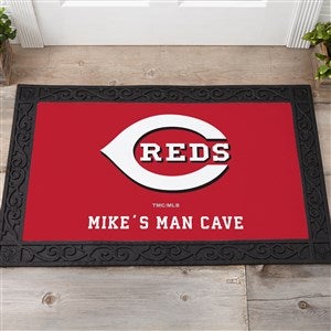 MLB Cincinnati Reds Personalized Doormat- 20x35 - 37414-M
