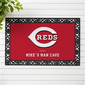 MLB Cincinnati Reds Personalized Doormat- 20x35 - 37414-M