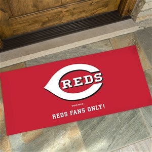 MLB Cincinnati Reds Personalized Oversized Doormat- 24x48 - 37414-O