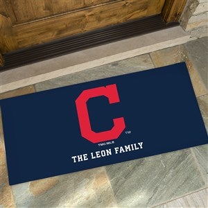 MLB Cleveland Guardians Personalized Oversized Doormat- 24x48 - 37415-O