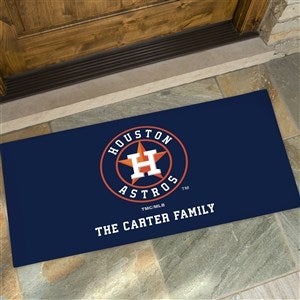 MLB Houston Astros Personalized Oversized Doormat- 24x48 - 37418-O