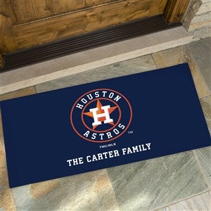 MLB Houston Astros Personalized Oversized Doormat- 24x48 - 37418-O