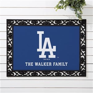MLB Los Angeles Dodgers Personalized Doormat- 18x27 - 37420-S