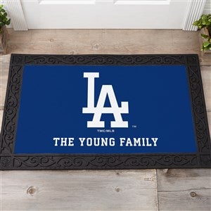 MLB Los Angeles Dodgers Personalized Doormat- 20x35 - 37420-M
