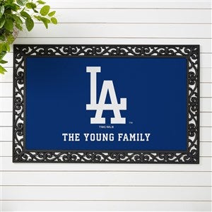 MLB Los Angeles Dodgers Personalized Doormat- 20x35 - 37420-M