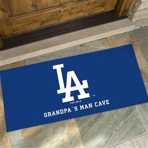MLB Los Angeles Dodgers Personalized Oversized Doormat- 24x48 - 37420-O