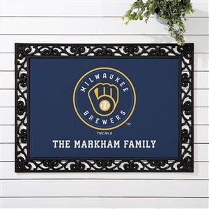 MLB Milwaukee Brewers Personalized Doormat- 18x27 - 37422-S