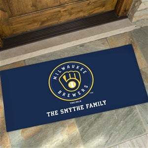 MLB Milwaukee Brewers Personalized Oversized Doormat- 24x48 - 37422-O