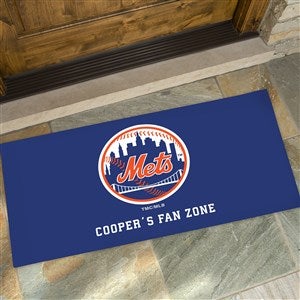 MLB New York Mets Personalized Oversized Doormat- 24x48 - 37424-O