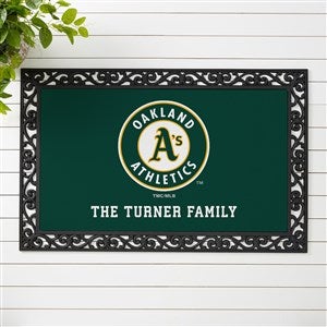 MLB Oakland Athletics Personalized Doormat- 20x35 - 37426-M
