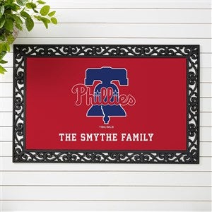 MLB Philadephia Phillies Personalized Doormat- 20x35 - 37427-M