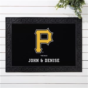 MLB Pittsburgh Pirates Personalized Doormat- 18x27 - 37428-S