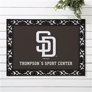 MLB San Diego Padres Personalized Doormat- 18x27 - 37429-S