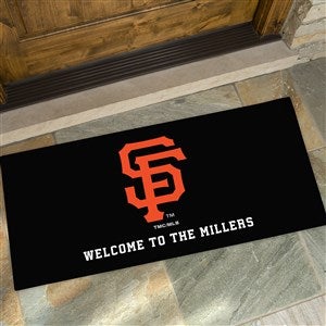 MLB San Francisco Giants Personalized Oversized Doormat- 24x48 - 37430-O