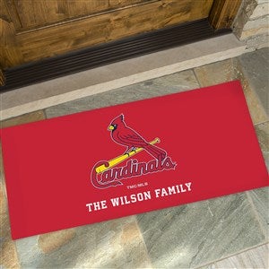 MLB St. Louis Cardinals Personalized Oversized Doormat- 24x48 - 37432-O