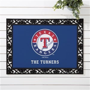 MLB Texas Rangers Personalized Doormat- 18x27 - 37434-S