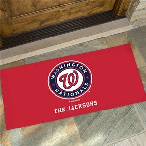 MLB Washington Nationals Personalized Oversized Doormat- 24x48 - 37436-O