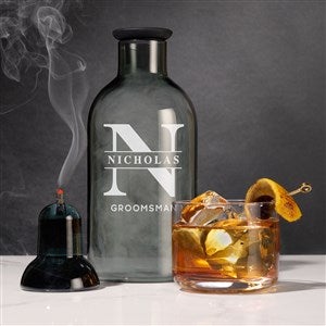 Lavish Groomsman Personalized Smoked Cocktail Set by Viski® - 37471