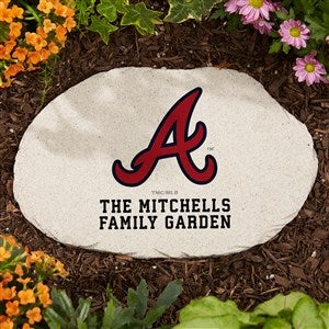 MLB Atlanta Braves Personalized Round Garden Stone - 37507