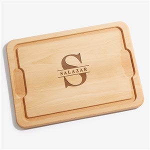 Lavish Last Name Personalized Maple Cutting Board - 12x17 - 37515