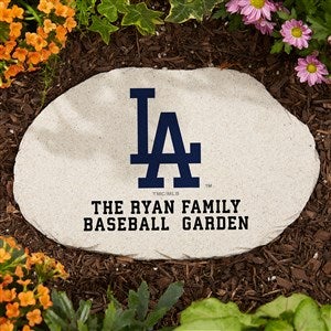 MLB Los Angeles Dodgers Personalized Round Garden Stone - 37538