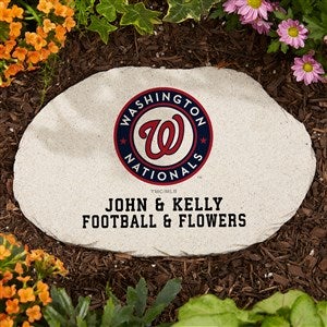 MLB Washington Nationals Personalized Round Garden Stone - 37554