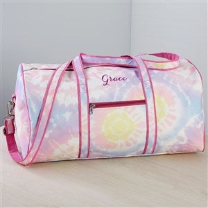 Tie Dye Embroidered Duffel Bag - 37577