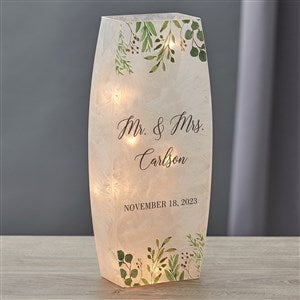 Laurels of Love Personalized Wedding Frosted Shelf Décor- Large - 37584-L
