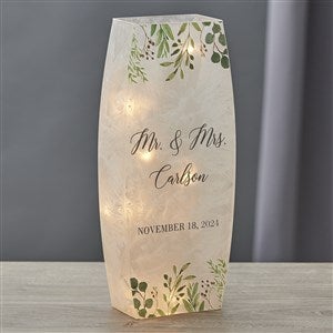 Laurels of Love Personalized Wedding Frosted Shelf Décor- Large - 37584-L