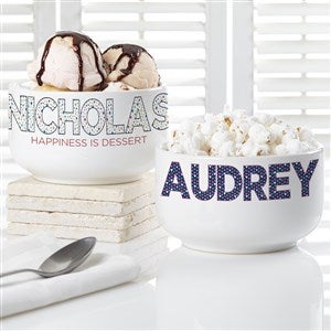 Personalized Ice Cream Dish - Ice Cream Bowl