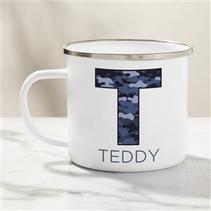 Pop Pattern Personalized Kids Enamel Mug-Large - 37588-L