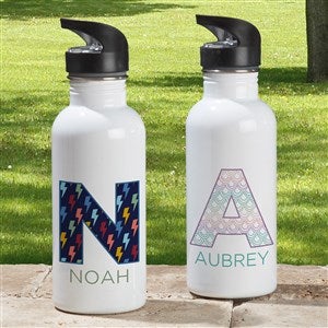 Pop Pattern Personalized 20 oz. Water Bottle - 37589