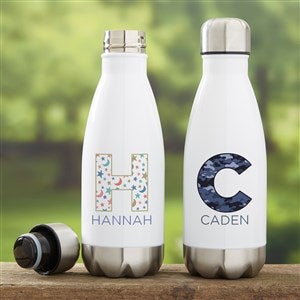 Pop Pattern Personalized 12 oz. Insulated Water Bottle - 37590-S