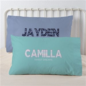 Pop Pattern Personalized 20" x 40" King Pillowcase - 37601-K